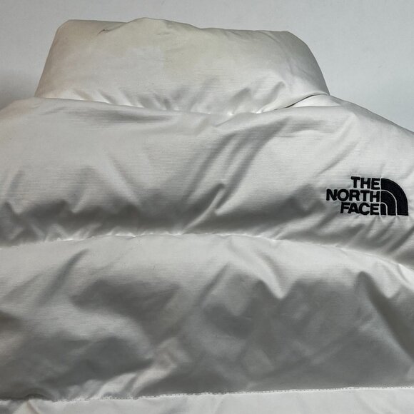 The North Face Nuptse Womens XS Vest 700 Down Fill Puffer White Winter Quilted - Picture 7 of 12